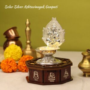 Solar Silver Ashtavinayak Ganpati